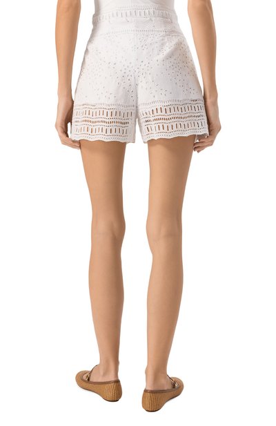 Хлопковые шорты ERMANNO SCERVINO, арт. D464P602RXT, фото 4