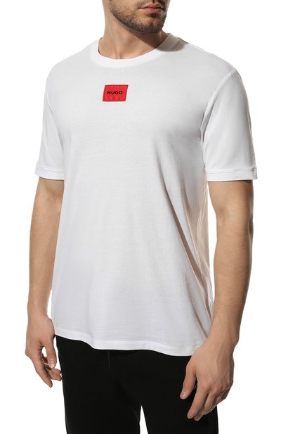 Хлопковая футболка HUGO, арт. 50447978, фото 3