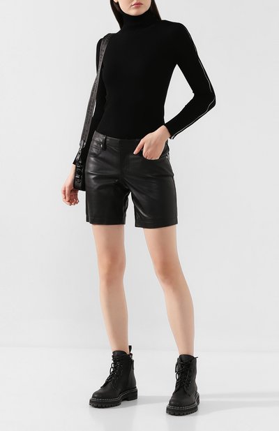 Хлопковая водолазка ALEXANDER WANG черного цвета по цене 39950 руб., арт. 1KC2191132, фото 2 Хлопковая водолазка ALEXANDER WANG, арт. 1KC2191132, фото 2