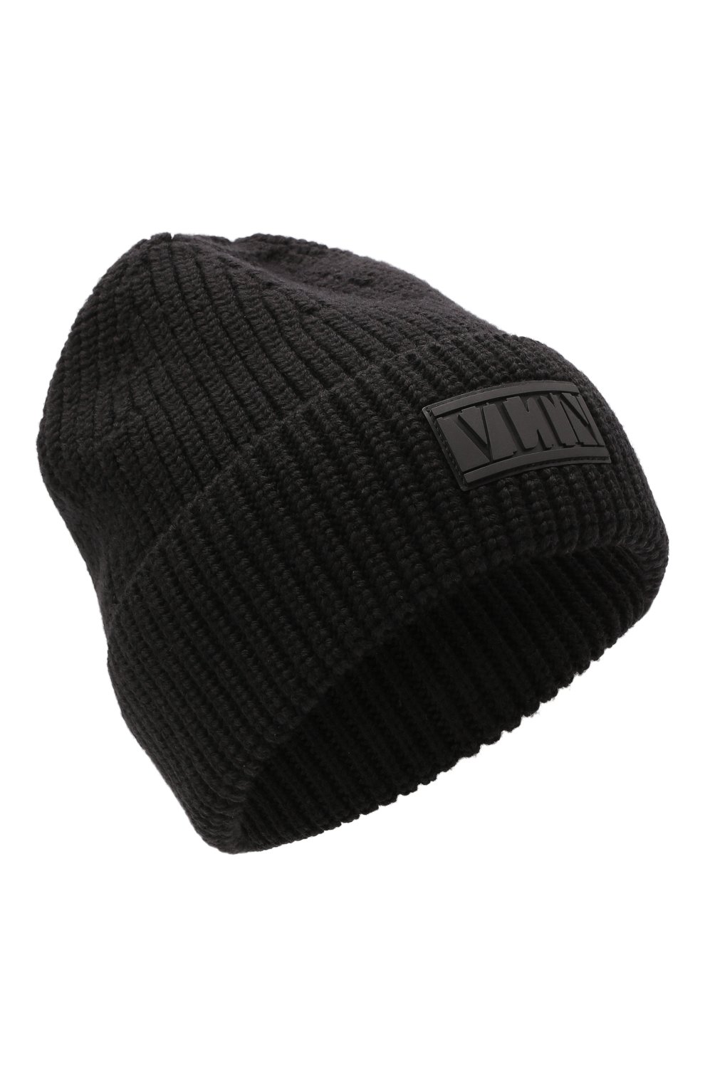 Шерстяная шапка VALENTINO черного цвета по цене 33950 руб., арт. XY2HB00R/RNM, фото 1 Шерстяная шапка VALENTINO, арт. XY2HB00R/RNM, фото 1