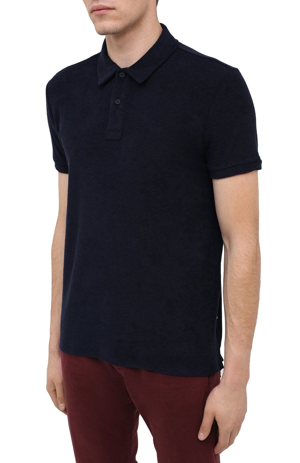 Хлопковое поло BLUEMINT темно-синего цвета по цене 12950 руб., арт. YAM, фото 3 Хлопковое поло BLUEMINT, арт. YAM, фото 3
