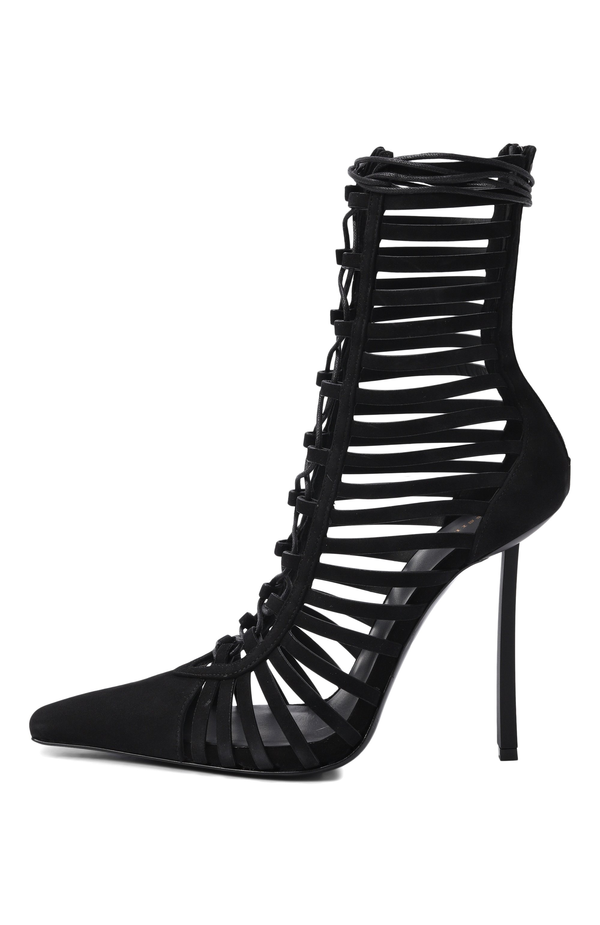 Замшевые ботильоны cage 120 LE SILLA, арт. 4320E100BXPPVEP, фото 4