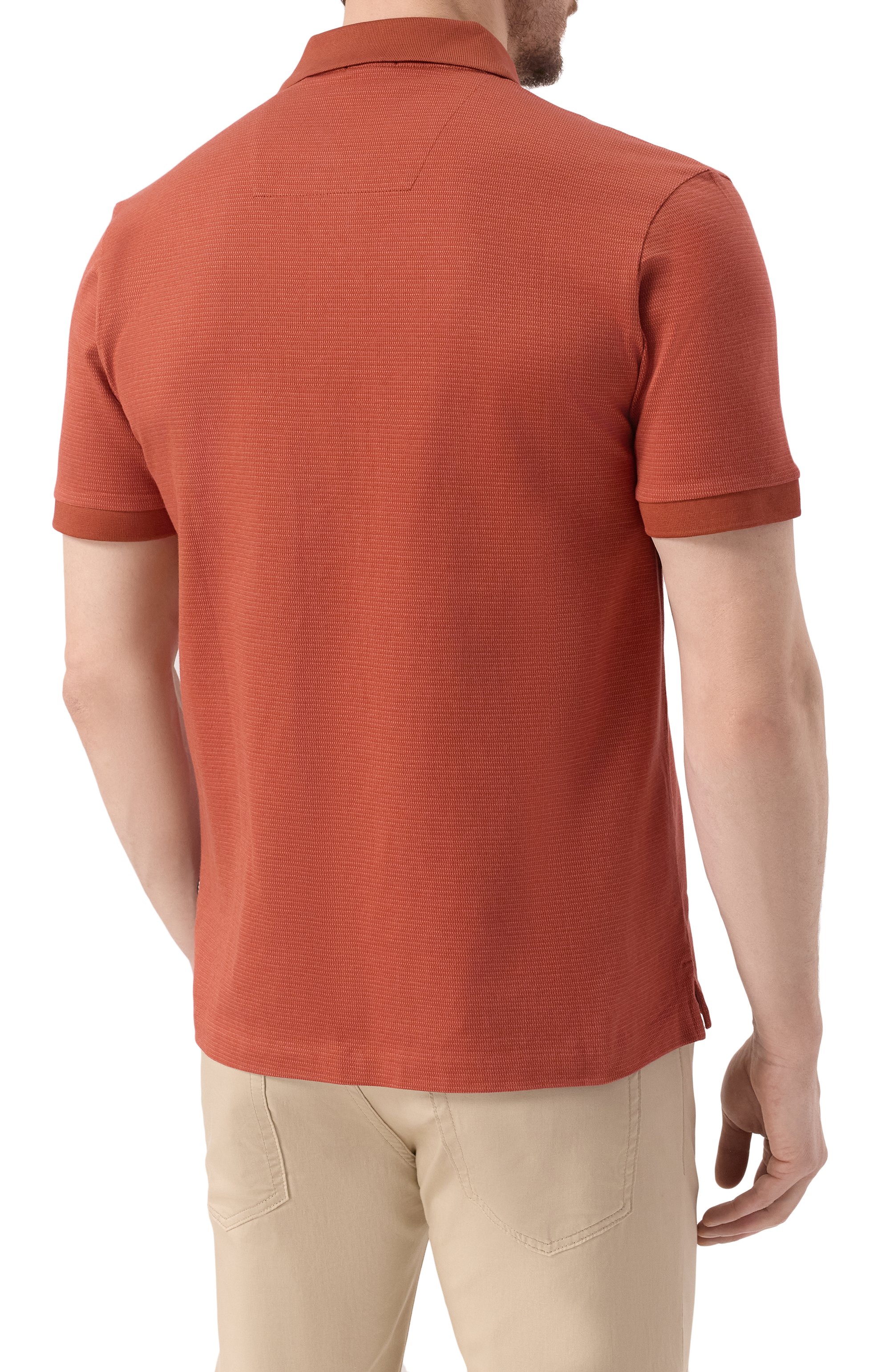 Хлопковое поло BOSS, арт. 50532246, фото 4