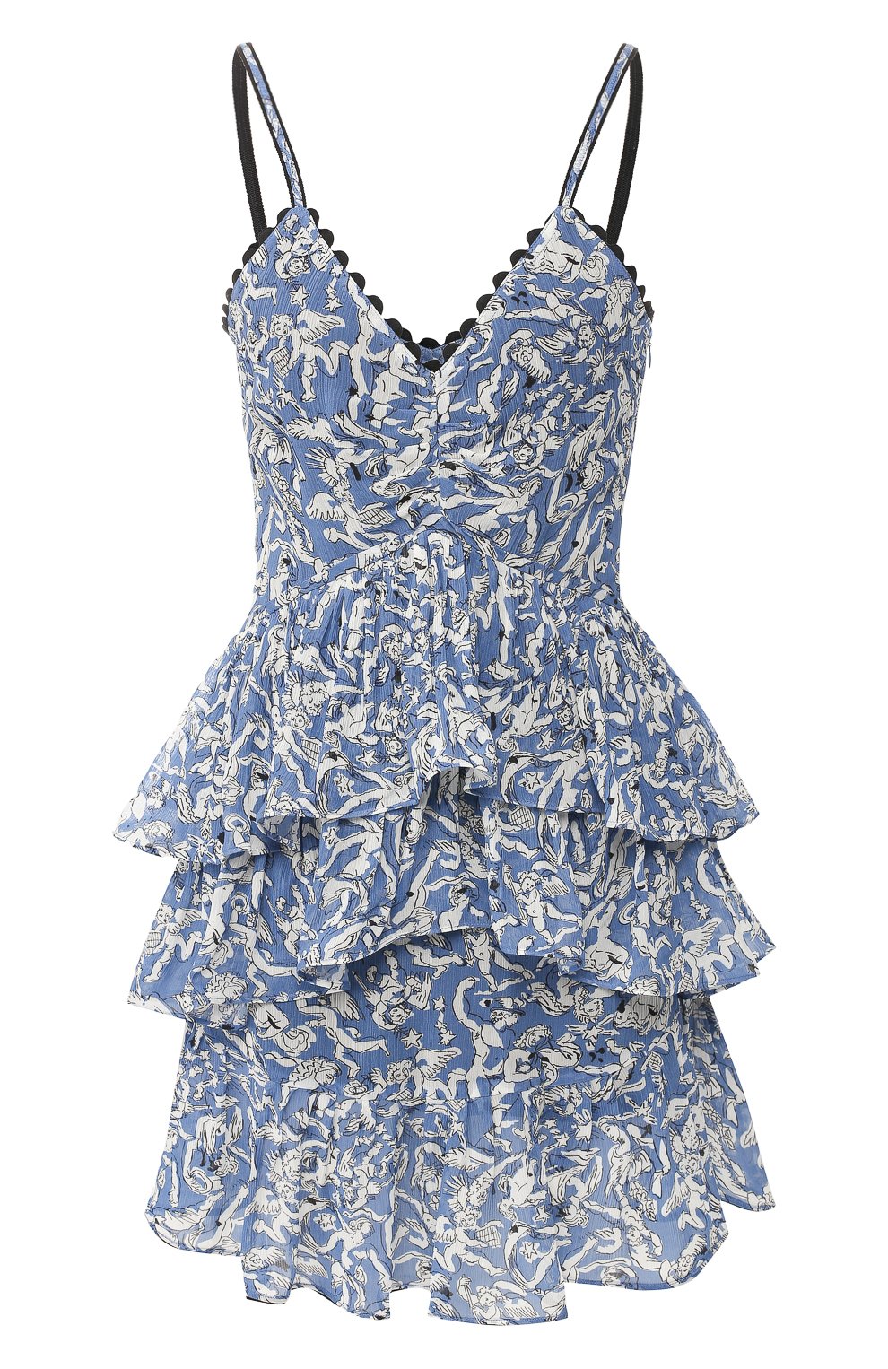 Платье с оборками VICTORIA, VICTORIA BECKHAM, арт. DRVV 640B SS19 PLISSE GE0RGETTE, фото 1