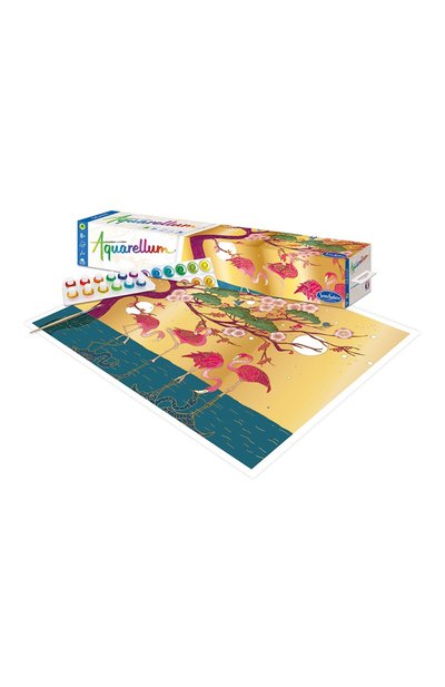 Акварельная раскраска большая розовый фламинго SENTOSPHERE, арт. 6804