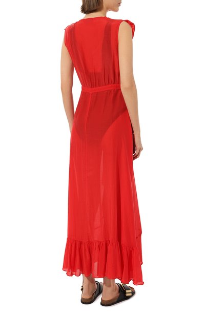 Платье из хлопка и шелка NATAYAKIM, арт. NY-030BW, фото 4