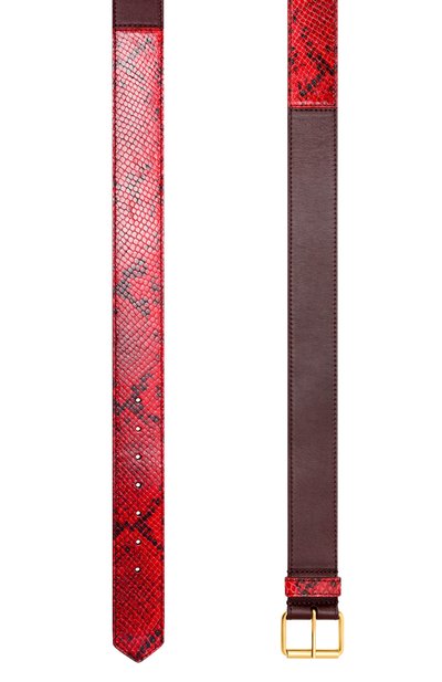 Кожаный ремень DRIES VAN NOTEN, арт. 251-011403-397, фото 3