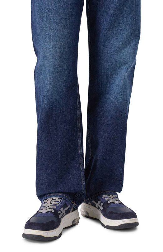 Комбинированные кроссовки Drake Premiata DRAKE/VAR 403 Синий  DRAKE/VAR 403 Фото 3