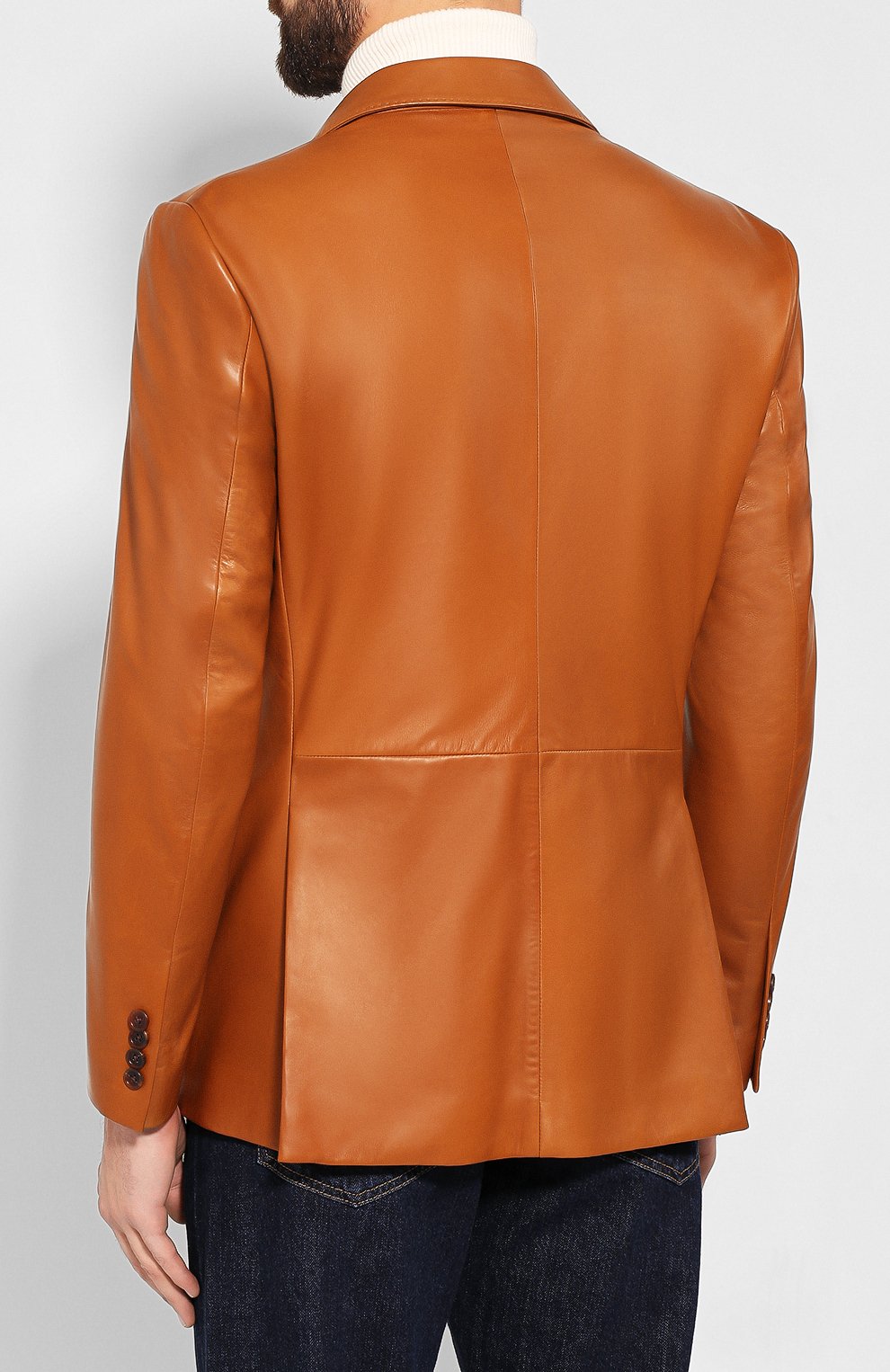 Кожаный пиджак RALPH LAUREN, арт. 798764555, фото 4