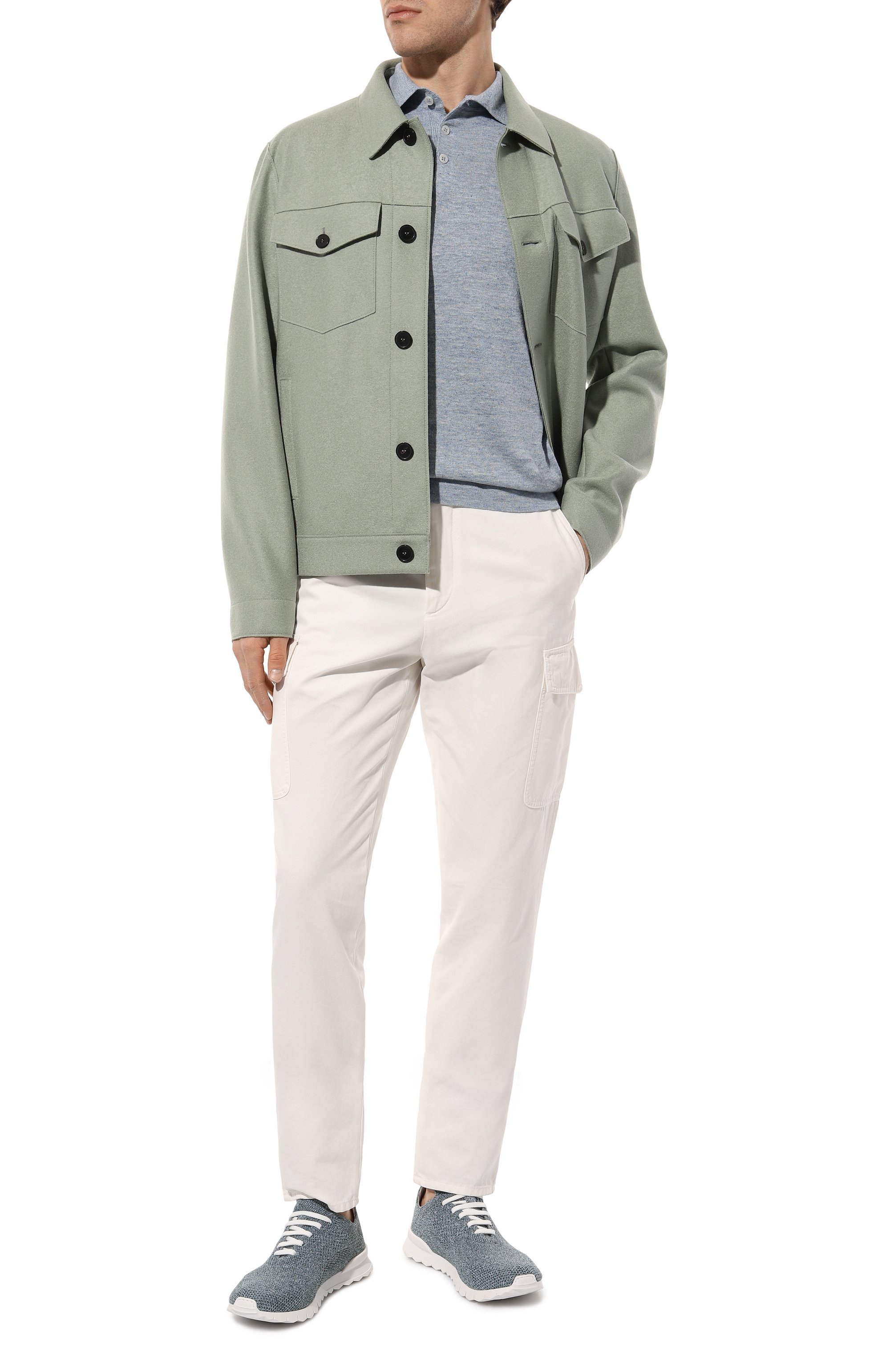 Текстильные кроссовки KITON, арт. USSFITSN00809, фото 2