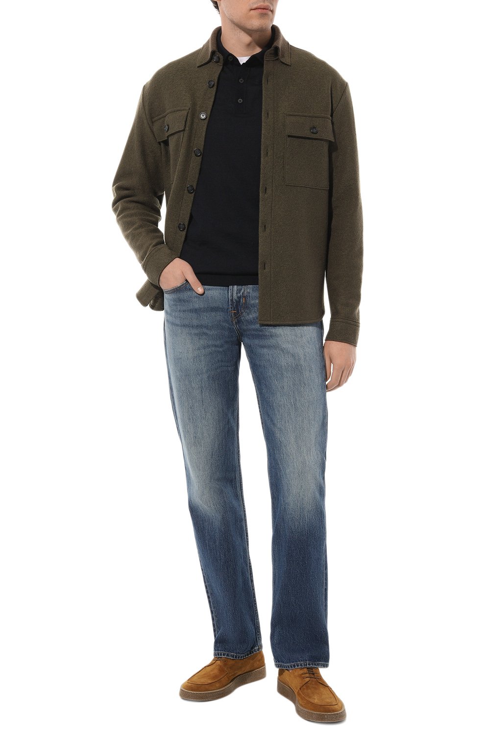 Шерстяное поло BOSS, арт. 50476355, фото 2