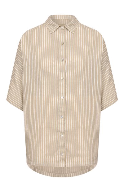 Женская льняная рубашка 120% LINO, арт. 33ALIW1PLA/000G470