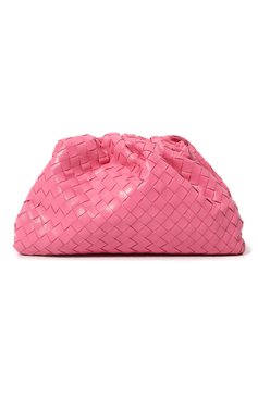 Женский клатч pouch BOTTEGA VENETA розового цвета, арт. 576175/VCPP0 | Фото 1 (Материал: Натуральная кожа; Региональные ограничения белый список (Axapta Mercury): RU; Материал сплава: Проставлено; Женское Кросс-КТ: Клатч-клатчи; Драгоценные камни: Проставлено; Размер: large)