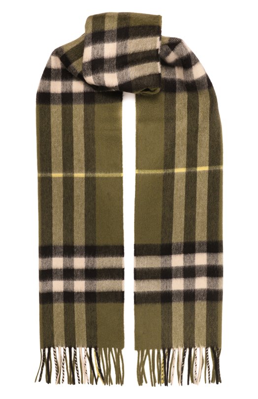 Кашемировый шарф Burberry 8112646 Хаки 8112646