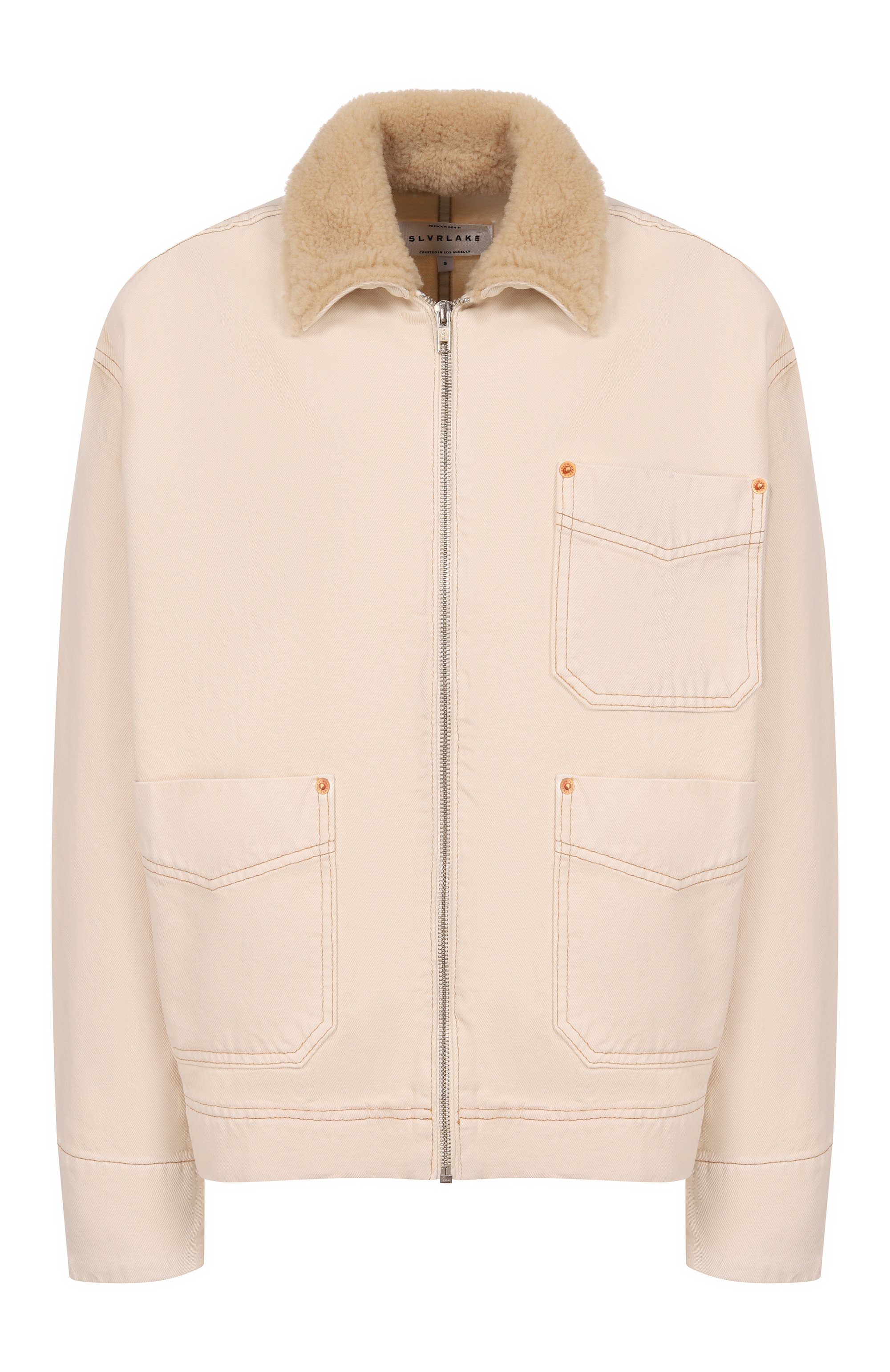 Джинсовая куртка casey square worker SLVRLAKE, арт. CATK407PWECR, фото 1