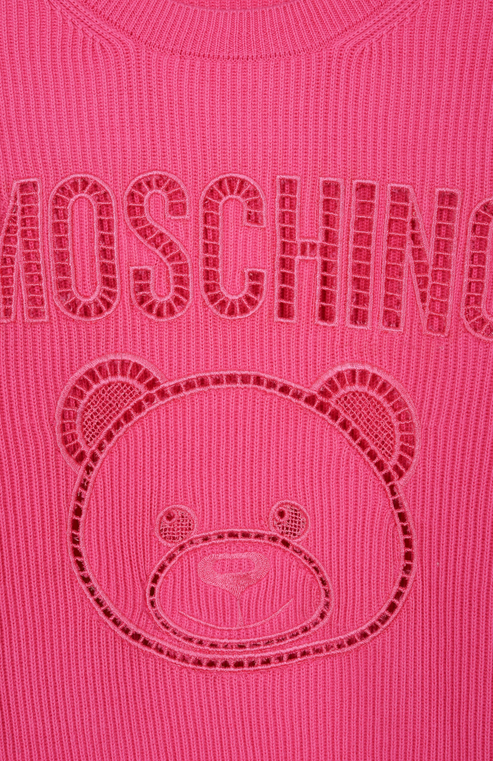 Хлопковый пуловер MOSCHINO, арт. HUW019/LHE60/10-14, фото 3