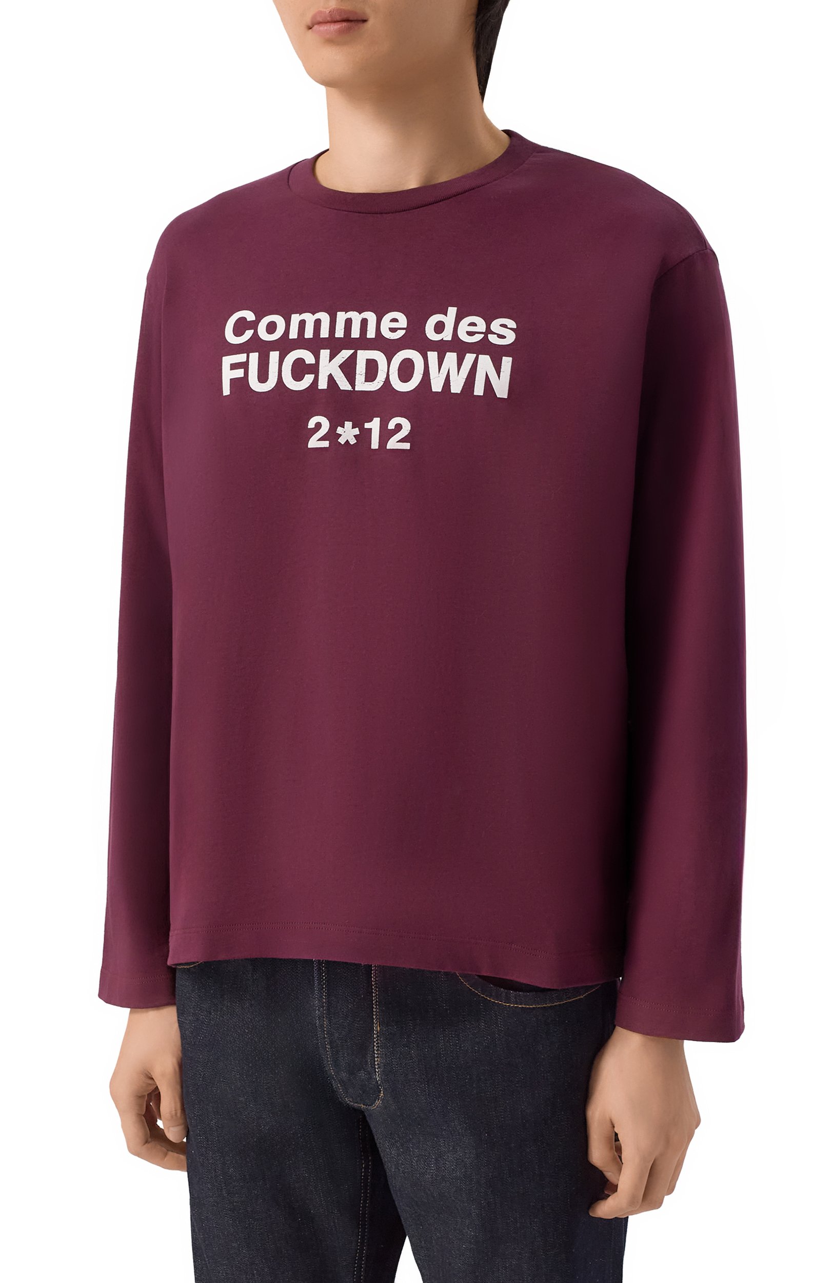 Хлопковый лонгслив COMME DES FUCKDOWN, арт. CFABU00021, фото 3