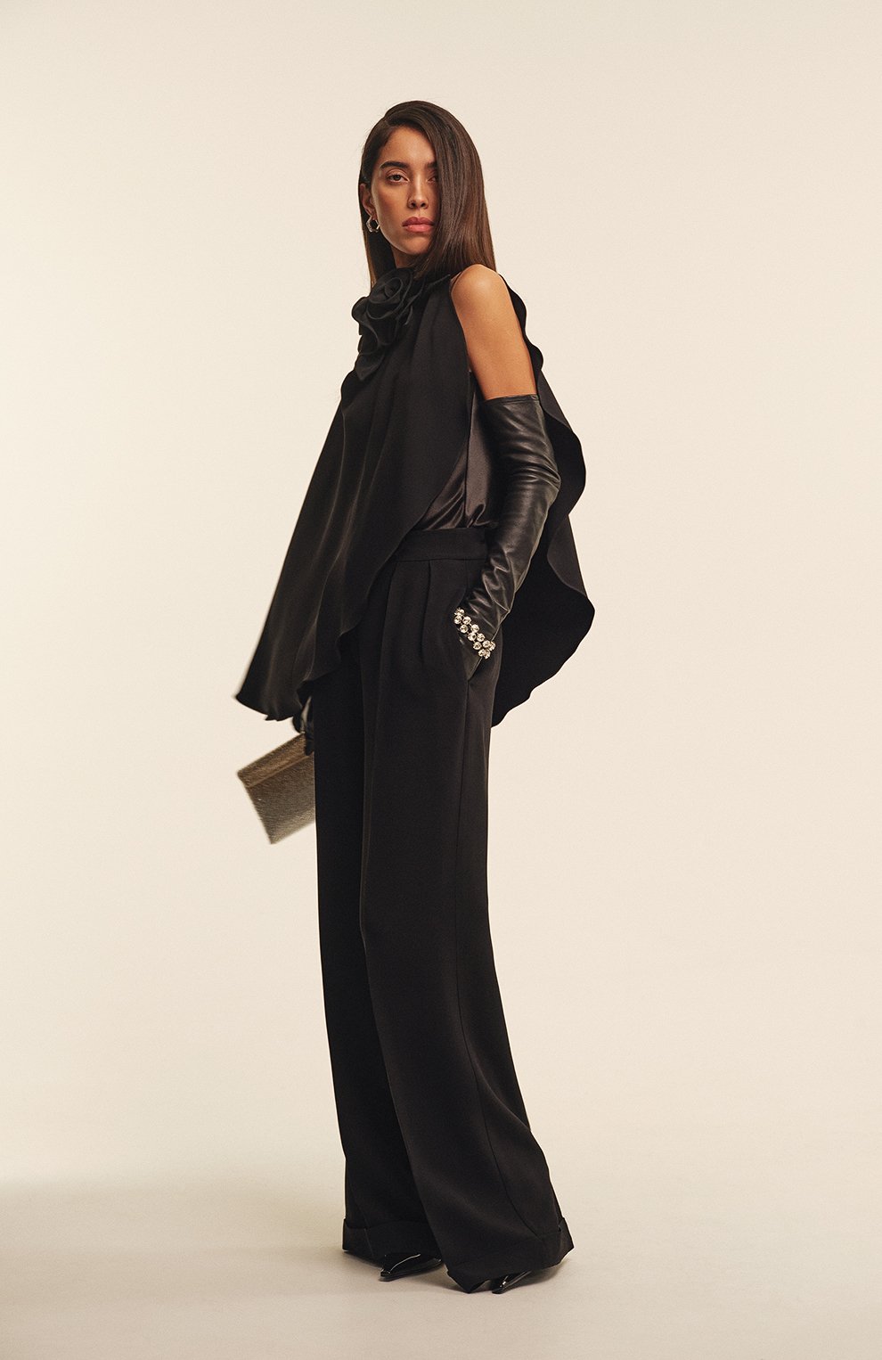 Блузка из шелка и хлопка ELIE SAAB, арт. T0126, фото 7