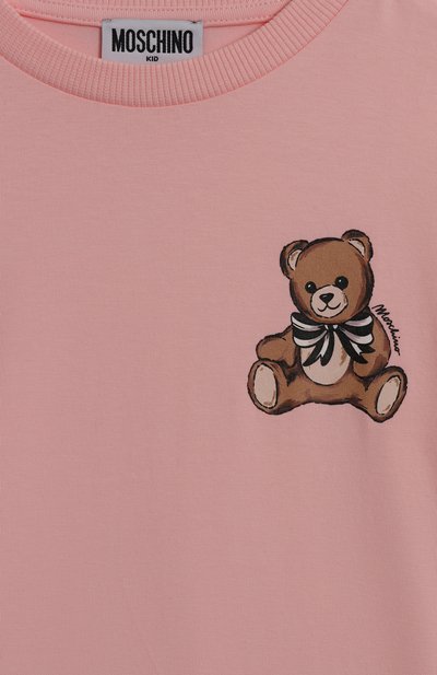 Хлопковая футболка MOSCHINO, арт. HKM060/LBA11/10-14, фото 3