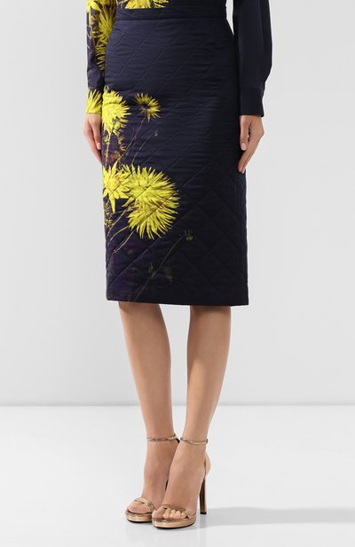 Стеганая юбка DRIES VAN NOTEN желтого цвета по цене 31750 руб., арт. 192-30815-8537, фото 3 Стеганая юбка DRIES VAN NOTEN, арт. 192-30815-8537, фото 3