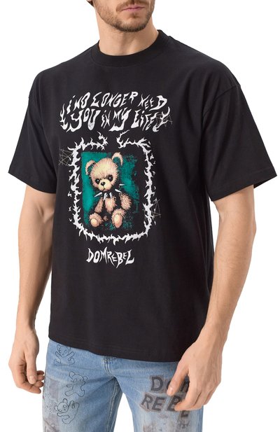 Хлопковая футболка DOMREBEL, арт. C0LLARBEAR/T-SHIRT, фото 3
