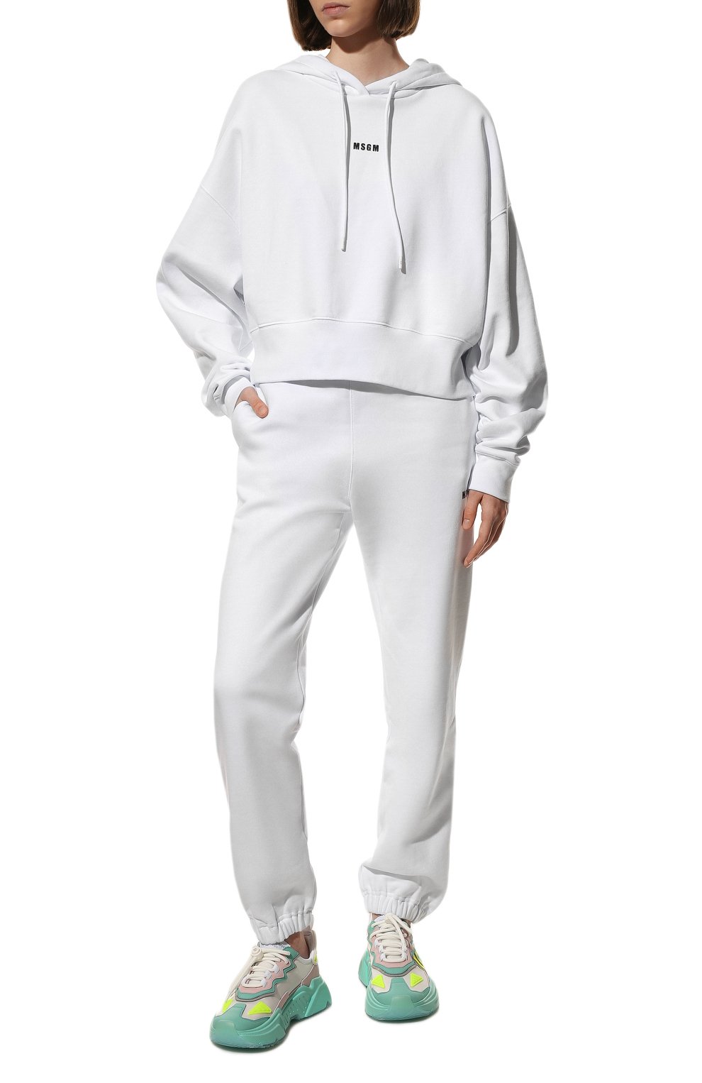 Хлопковое худи MSGM, арт. 2000MDM509 200001, фото 2