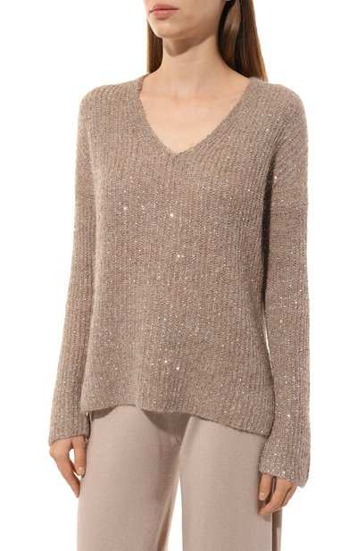 Пуловер D.EXTERIOR бежевого цвета по цене 39250 руб., арт. 59335, фото 3 Пуловер D.EXTERIOR, арт. 59335, фото 3