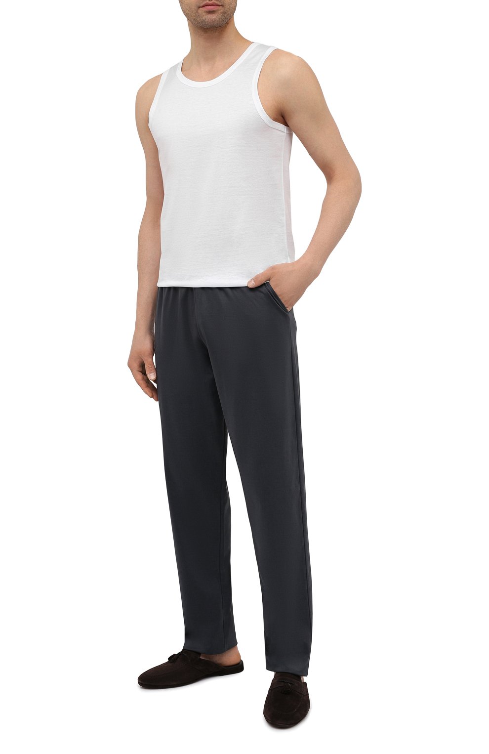 Хлопковая майка ZEGNA, арт. N2D000070, фото 2