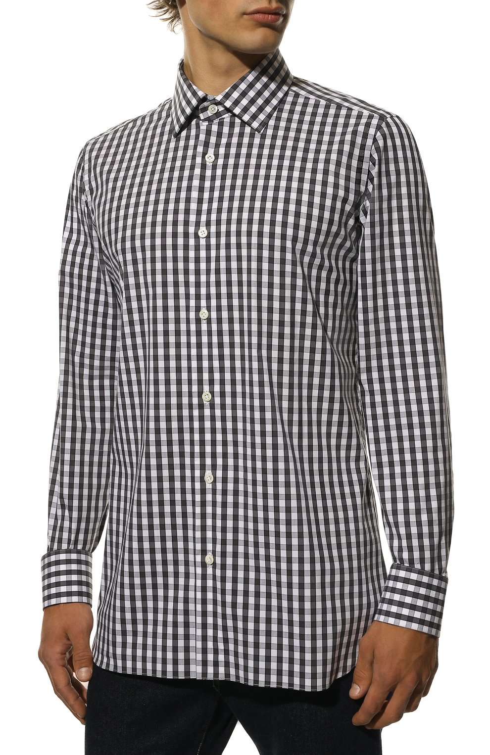 Хлопковая рубашка GIAMPAOLO, арт. 908/TS37060/LUNGA, фото 3