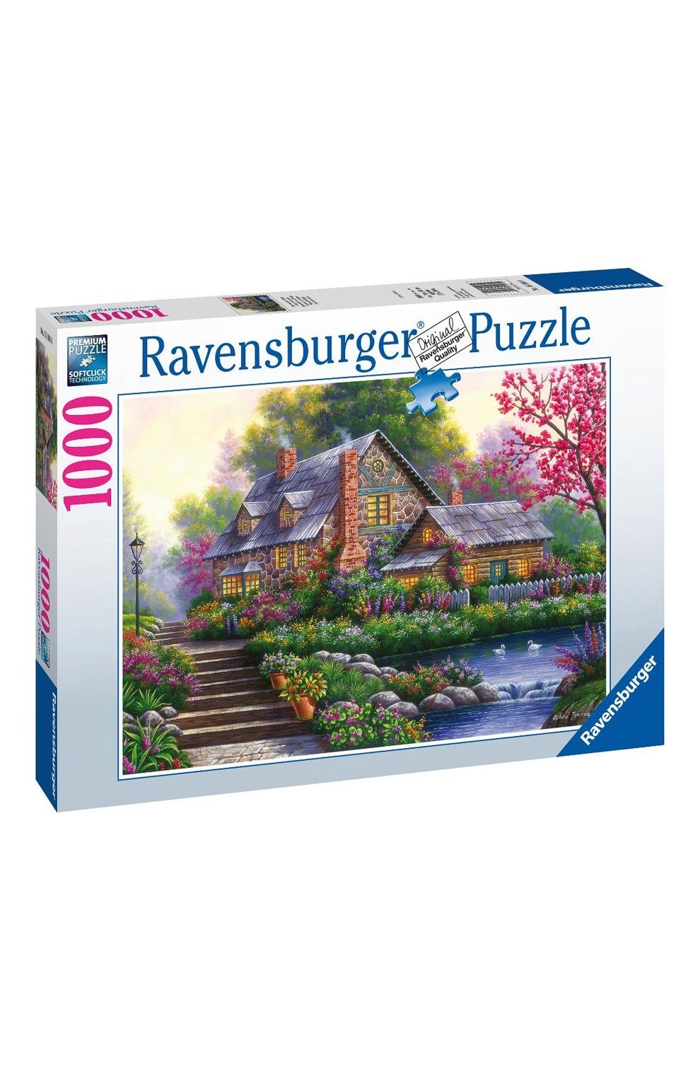 Пазл романтический домик 1000 деталей RAVENSBURGER, арт. 15184, фото 2