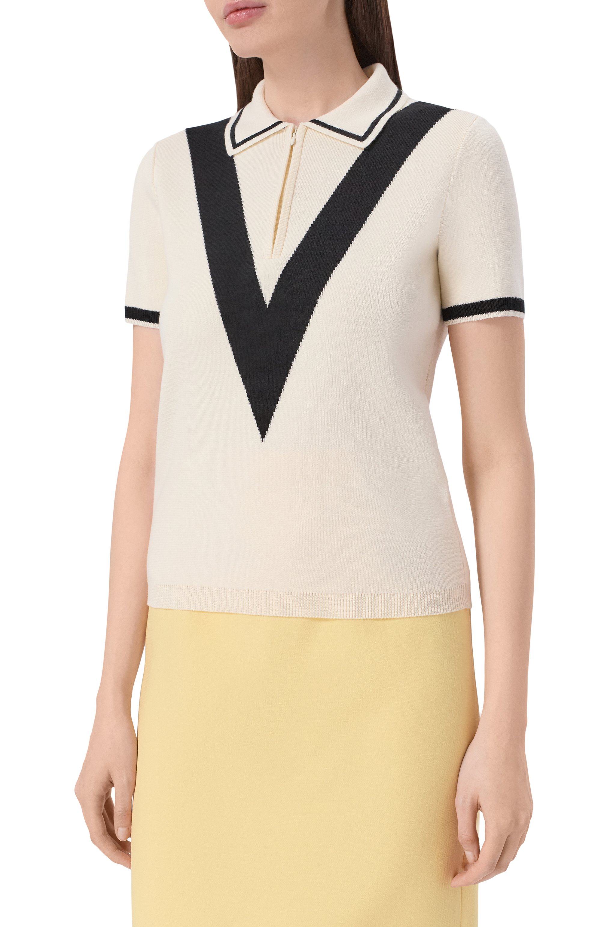 Хлопковое поло VALENTINO, арт. 8B3KP00I/A18, фото 3