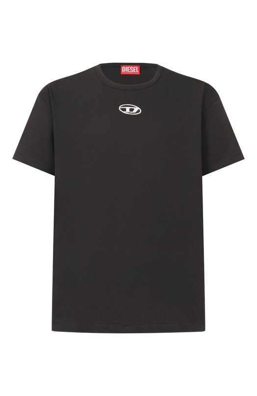 Хлопковая футболка Diesel A20297/0JMBB Чёрный A20297/0JMBB