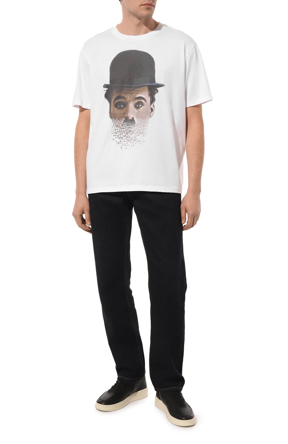 Хлопковая футболка BISIBIGLIO, арт. CHAPLIN CRUMBLE FACE, фото 2