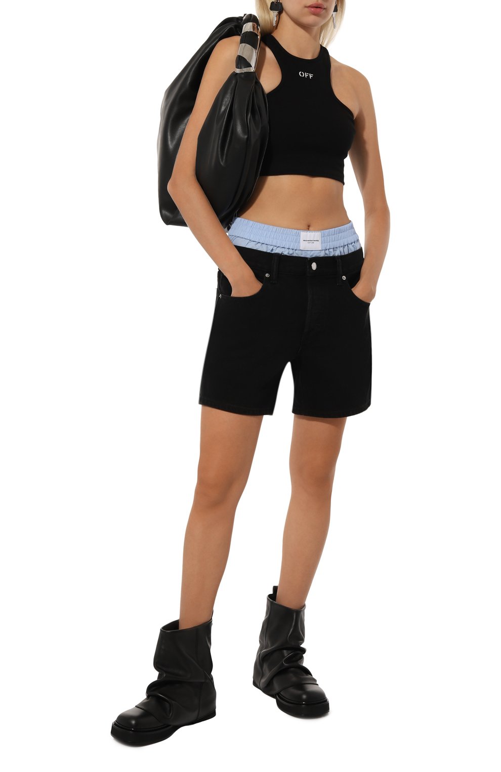 Джинсовые шорты ALEXANDER WANG, арт. 4DC3244405, фото 2