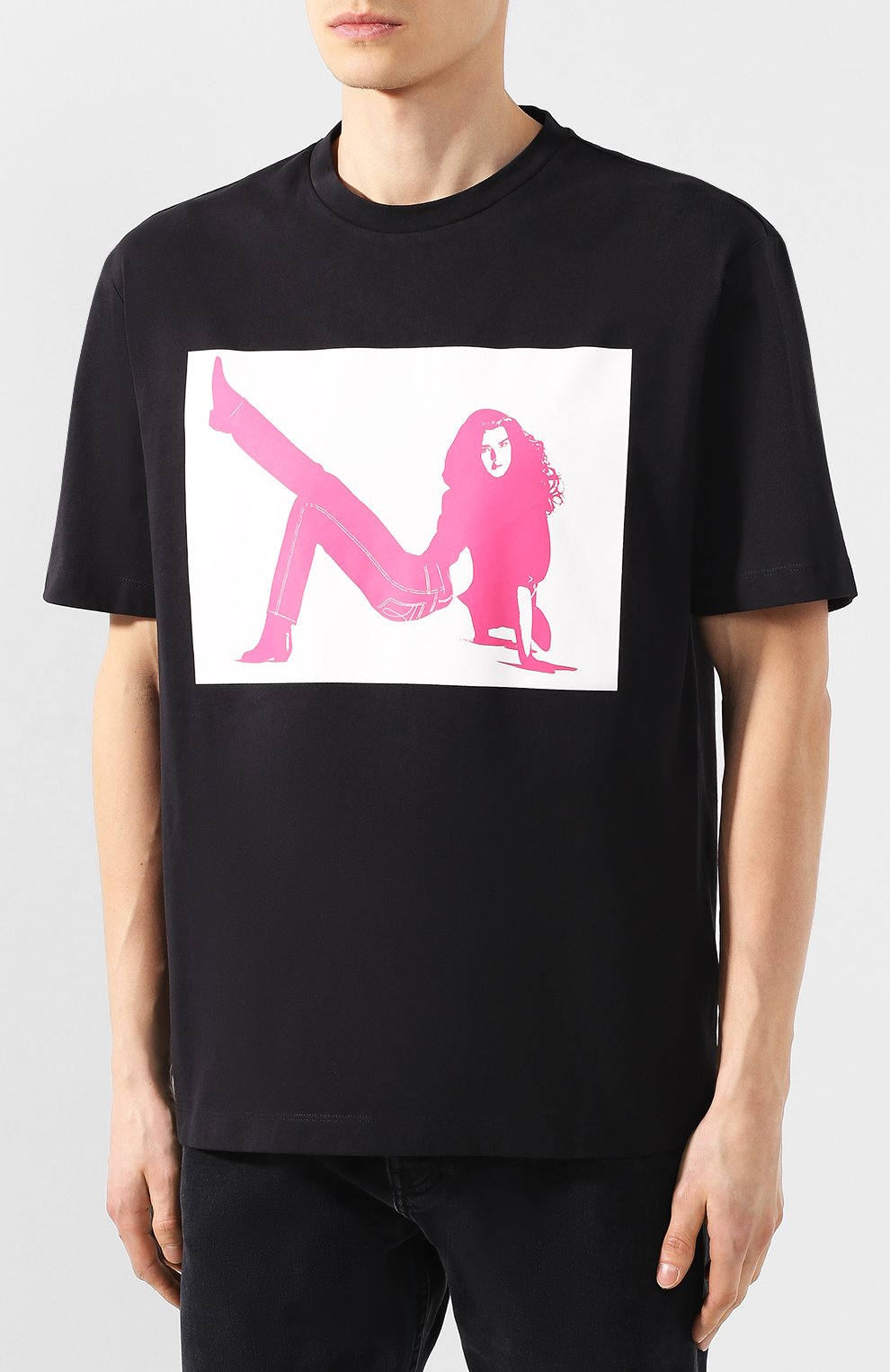 Хлопковая футболка EST.1978 CALVIN KLEIN JEANS, арт. J90J900107, фото 3