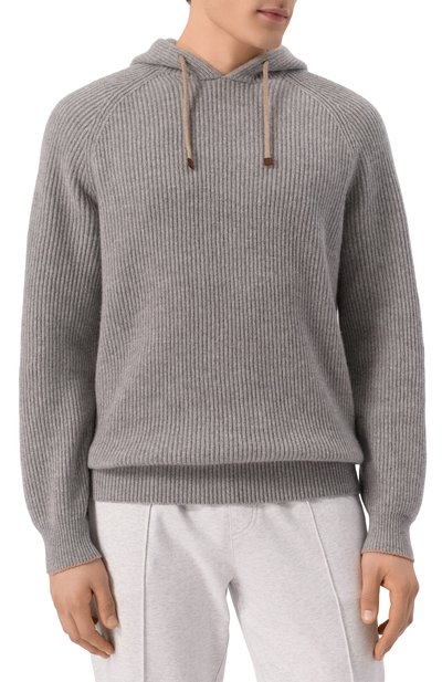 Кашемиро�вое худи BRUNELLO CUCINELLI, арт. M2274109, фото 3