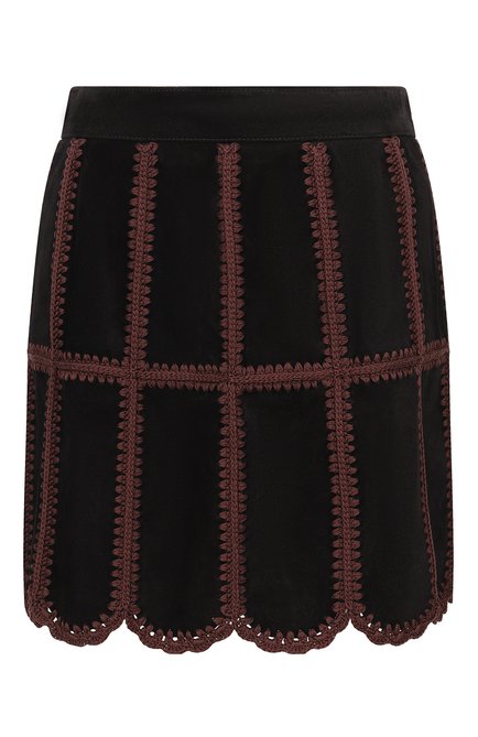 Женская замшевая юбка MIU MIU, арт. MPD615-054-F0002