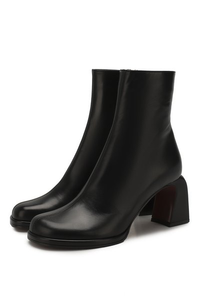 Кожаные ботильоны chae MANU ATELIER черного цвета по цене 69950 руб., арт. 2019044, фото 1 Кожаные ботильоны chae MANU ATELIER, арт. 2019044, фото 1