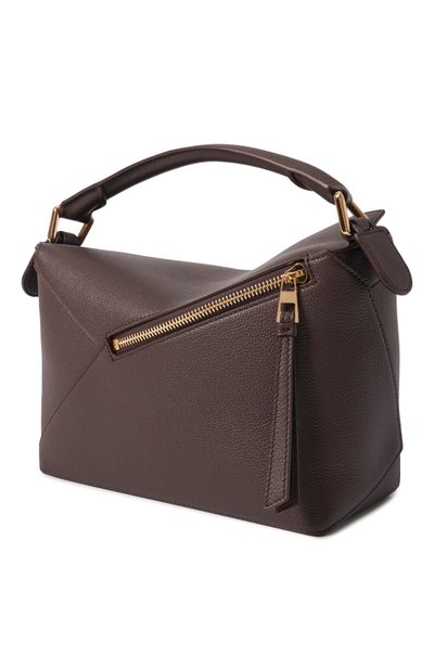 Сумка puzzle edge small LOEWE темно-коричневого цвета по цене 411000 руб., арт. A510P60XAW, фото 4 Сумка puzzle edge small LOEWE, арт. A510P60XAW, фото 4