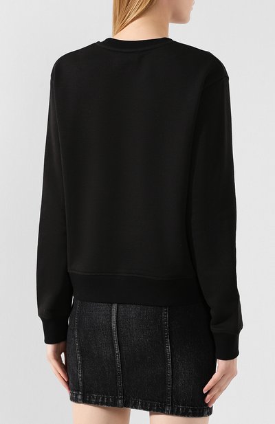 Шерстяной свитшот REDVALENTINO черного цвета по цене 32700 руб., арт. SR0MF01W/4PN, фото 4 Шерстяной свитшот REDVALENTINO, арт. SR0MF01W/4PN, фото 4