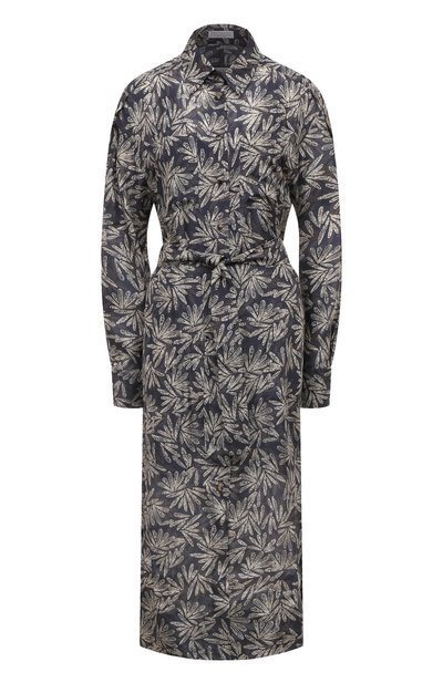 Женское шелковое платье BRUNELLO CUCINELLI, арт. MP913AFE12