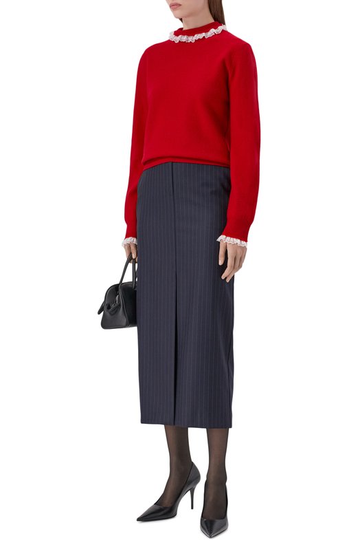 Шерстяной пуловер OLOLOL OLKN033/600/BASE Красный  OLKN033/600/BASE Фото 2