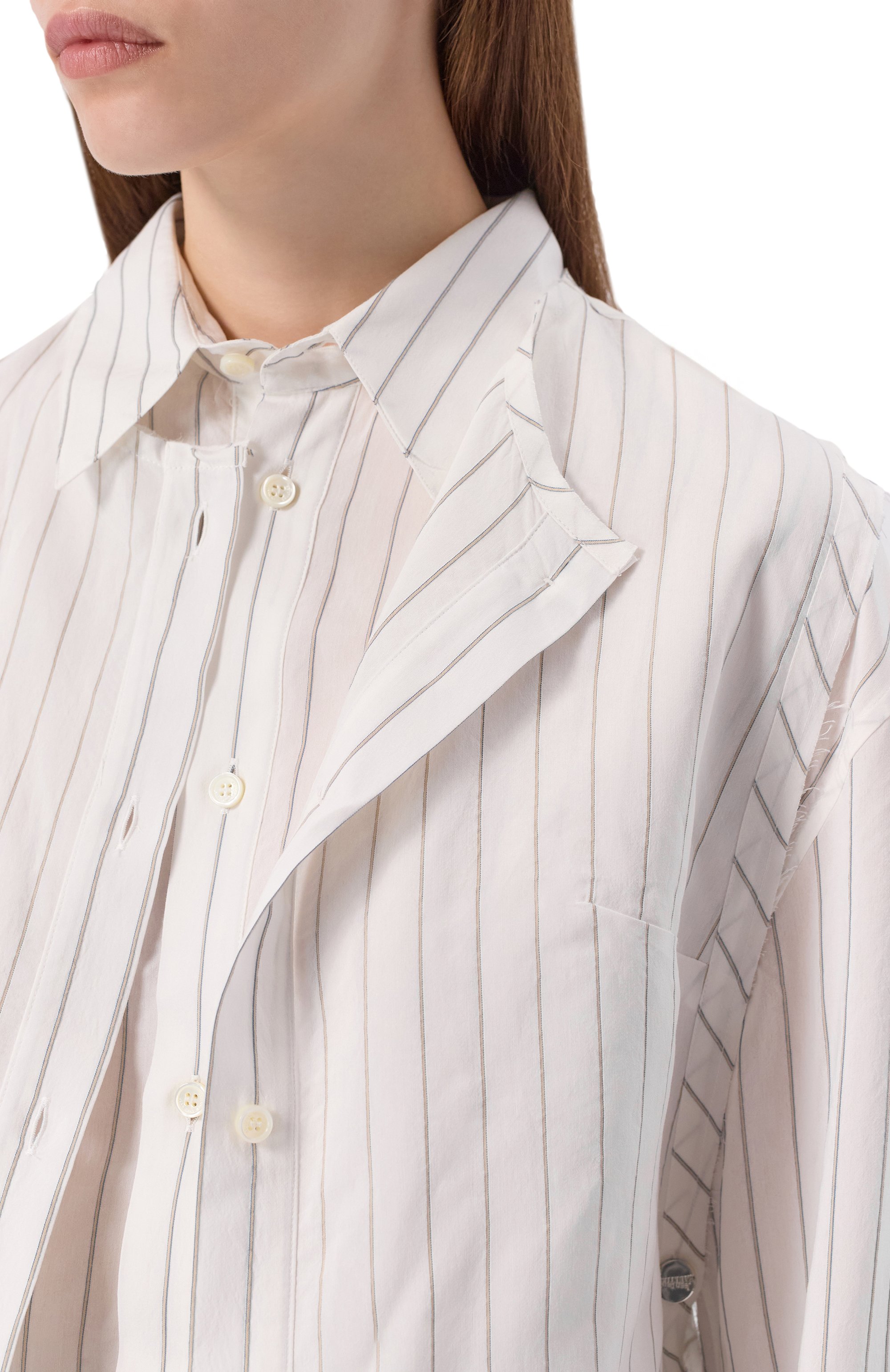 Рубашка из вискозы и шелка JEAN PAUL GAULTIER, арт. 25/04-W-ST036/W038, фото 5