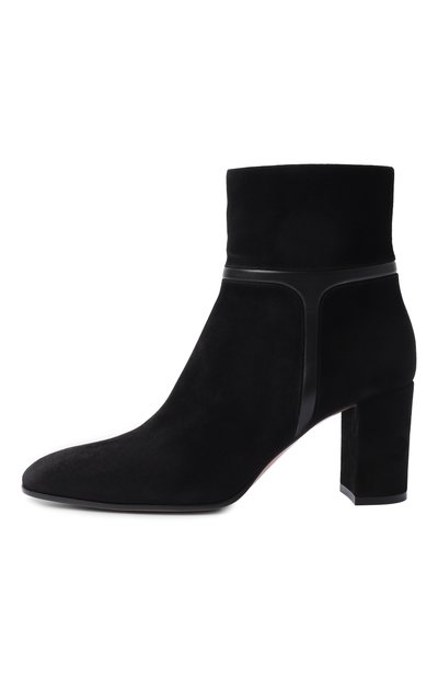 Замшевые ботильоны GIANVITO ROSSI черного цвета по цене 165000 руб., арт. G72842.70RIC.CTANENE, фото 4 Замшевые ботильоны GIANVITO ROSSI, арт. G72842.70RIC.CTANENE, фото 4