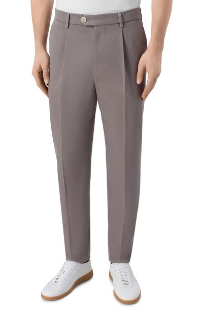Хлопковые брюки BRUNELLO CUCINELLI, арт. M252DE1450, фото 3