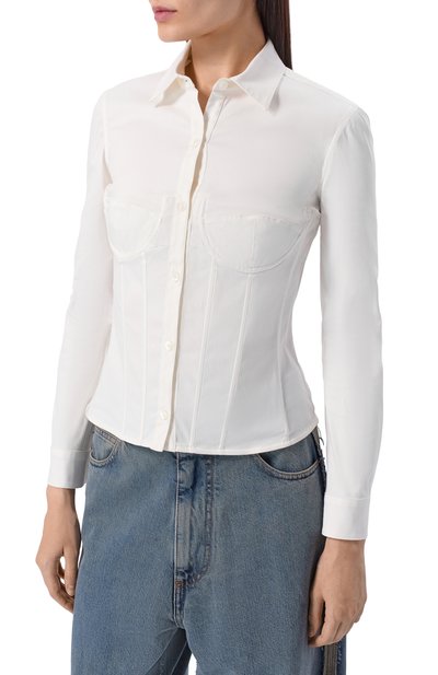 Хлопковая рубашка BALENCIAGA, арт. 850782/TSM19, фото 3