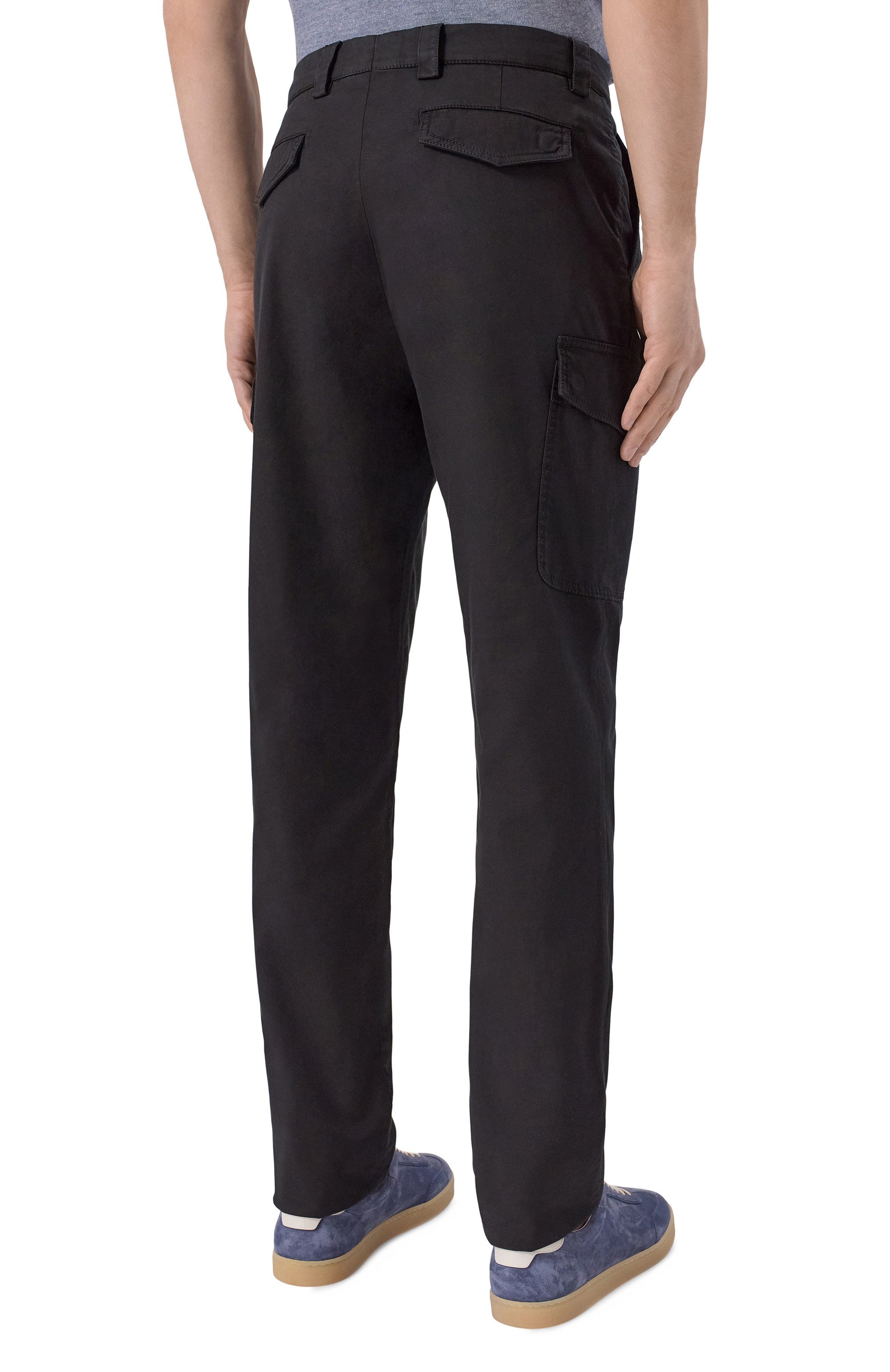 Хлопковые брюки-карго BRUNELLO CUCINELLI, арт. M289LE1890, фото 4