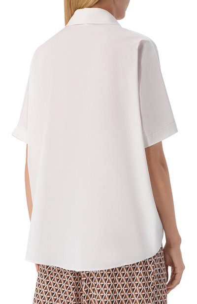 Хлопковая рубашка MAX MARA, арт. BCHPITTURA 261611102, фото 4
