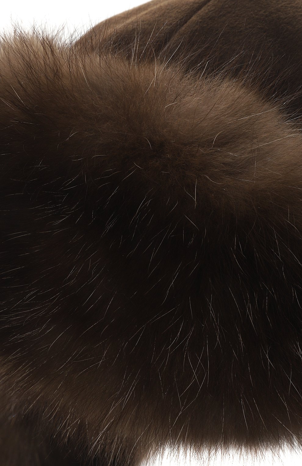 Кашемировая шапка-ушанка майкл с мехом соболя FURLAND, арт. 0201414210039100022, фото 3