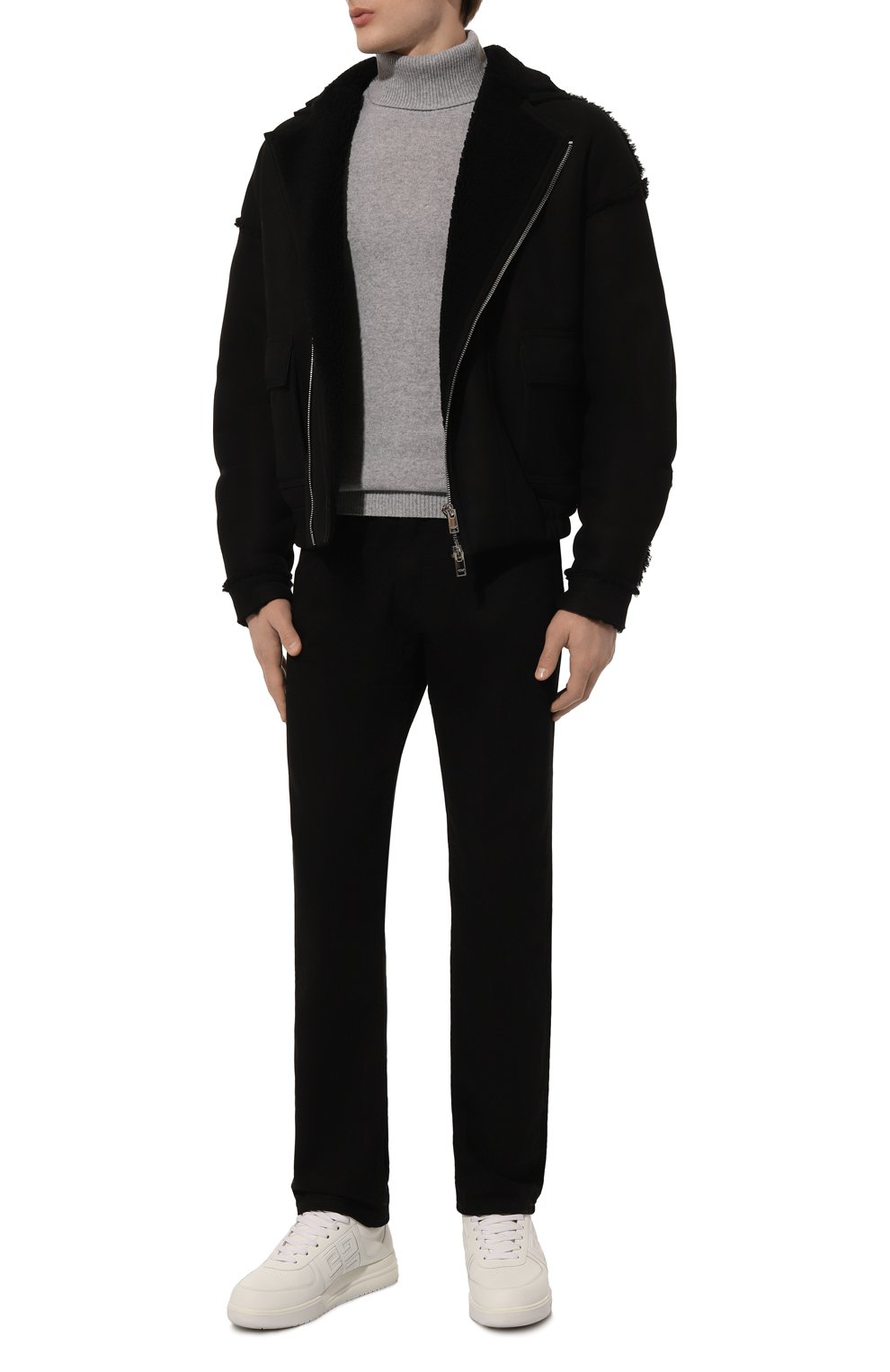 Дубленка JACOB LEE черного цвета по цене 386500 руб., арт. MSJ071AW24GB, фото 2 Дубленка JACOB LEE, арт. MSJ071AW24GB, фото 2